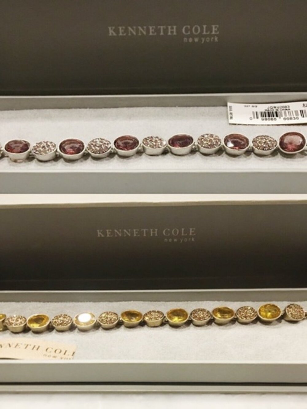 BUNDLE!! Kenneth Cole Mixed Crystal Bracelets